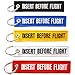 Rotary13B1 Insert Before Flight Key Chains - Multi Color - 5pcs primary