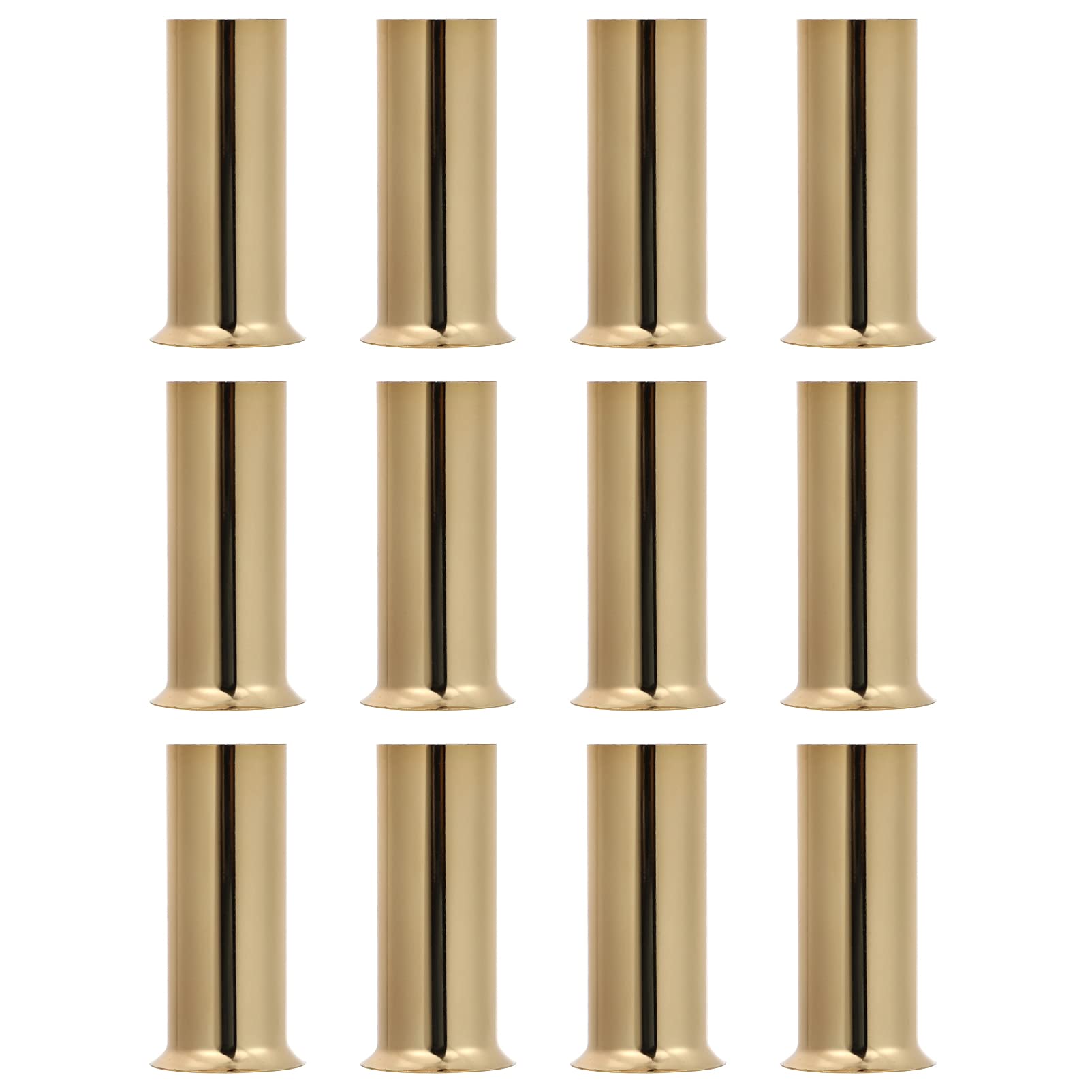 SOLUSTRE 12pcs Chandelier Accessory Lamp Holder Cover Crystal Chandelier Parts Replacement for Ceiling Lights Gold Decor