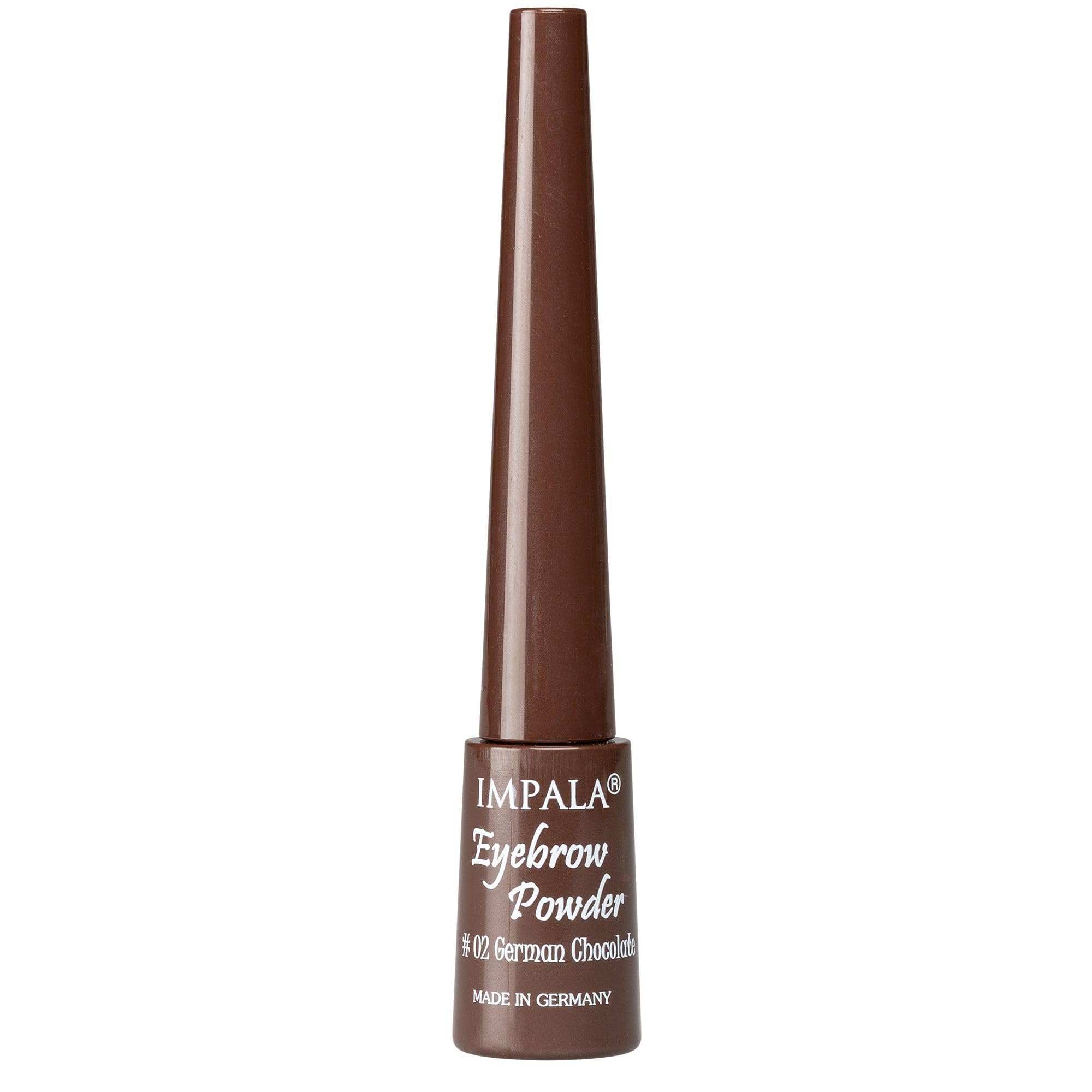 Impala Eyebrow Powder Color 02 German Chocolate Long wear with easy applicator