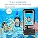 Waterproof Phone Case, DesertWest New Type PVC Waterproof Pouch Universal for iPhone X/8/7P/7/6s, Galaxy S6/7/8, Other Smartphone, 2 Pack, Black/Blue.