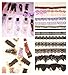 Tpocean 12 Pieces Choker Necklaces Set Tattoo Lace Necklace Colorful Choker