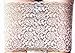 CENG MAU Women's Plus Size Floral Lace Unlined Stretchy Strapless Bandeau Tube Tops See Through Bras(Be,2XL)