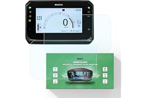 Mogico Nano Glass Dashboard Screen Protector for Honda CB500 CB1000 Hornet, CB650R, CBR650R, NX500, 2024+, ADV350, CMX1100 Rebel 1100, Forza 125/350/750, NC750X, XL750, X-ADV 2025+ (2x Ultra Clear)