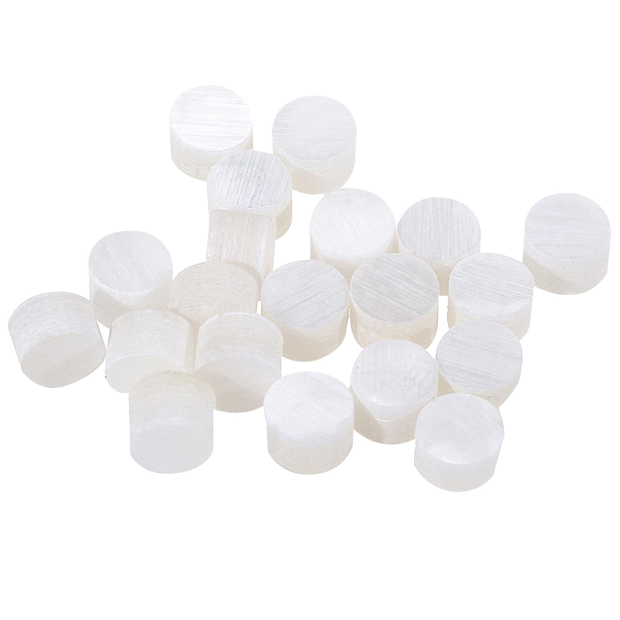 Musiclily Pro 3mm Natural Mother of Pearl Guitar Fretboard Inlay Dots, White Pearl (Set of 20)