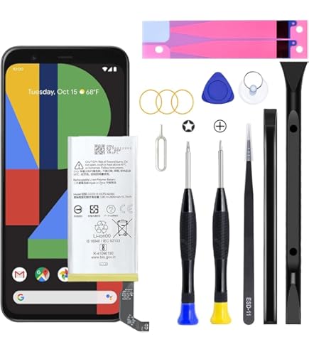 Amazon.com: ZUEUS Google Pixel 4 Battery Upgraded 4000mAh Li