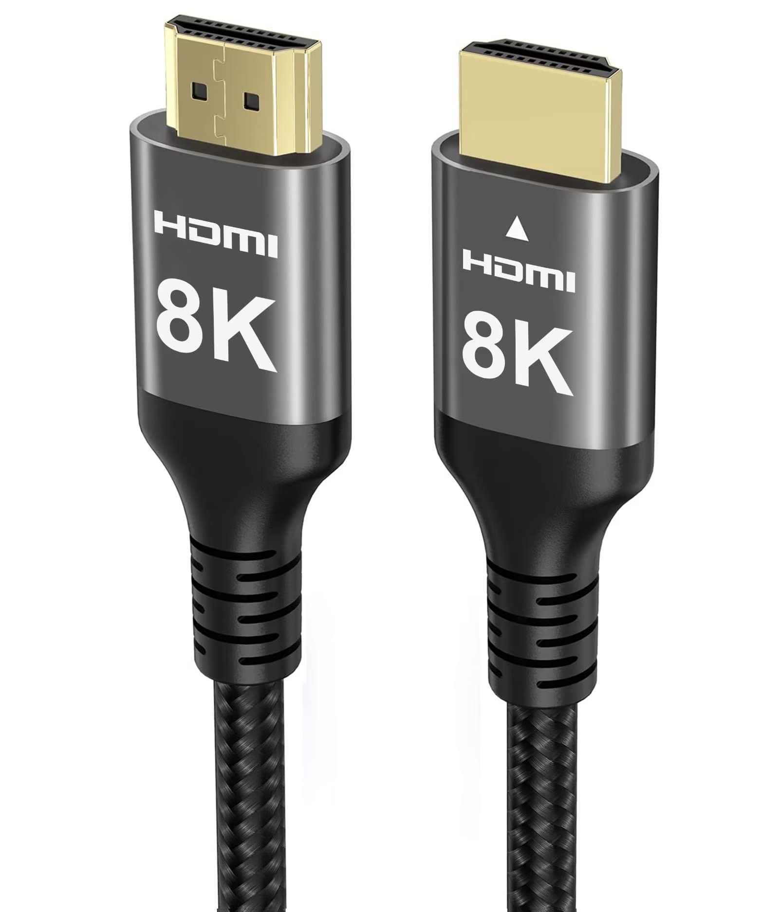 Ubluker 8k HDMI Cable 10m, Nylon Braided High Speed HDMI® Cable 4k 120Hz 2k 165Hz 8k 60Hz 12bit eARC ARC Dolby Atmos HDR10+ HDCP2.3 Compatible for Gaming PC TV Soundbar Monitor Laptop Mac PS5 X-box — image 1