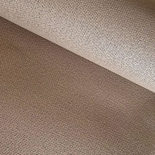 25 Count Evenweave Embroidery Fabric Cross Stitch Cloth, Deep Khaki, W59″ x L39″
