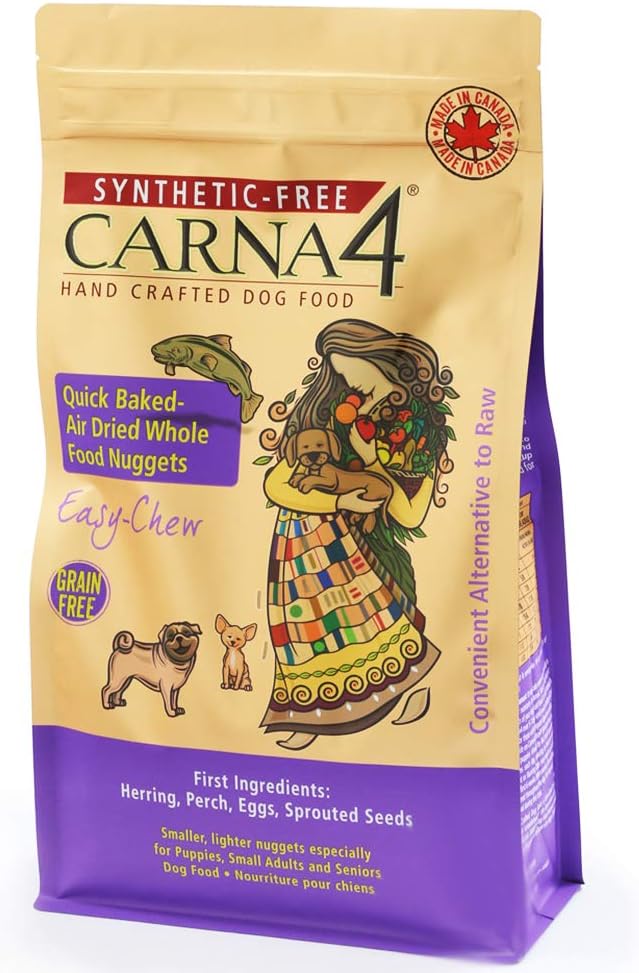 CARNA4 Easy-chew Fish Formula Sprouted Seeds Dog Food