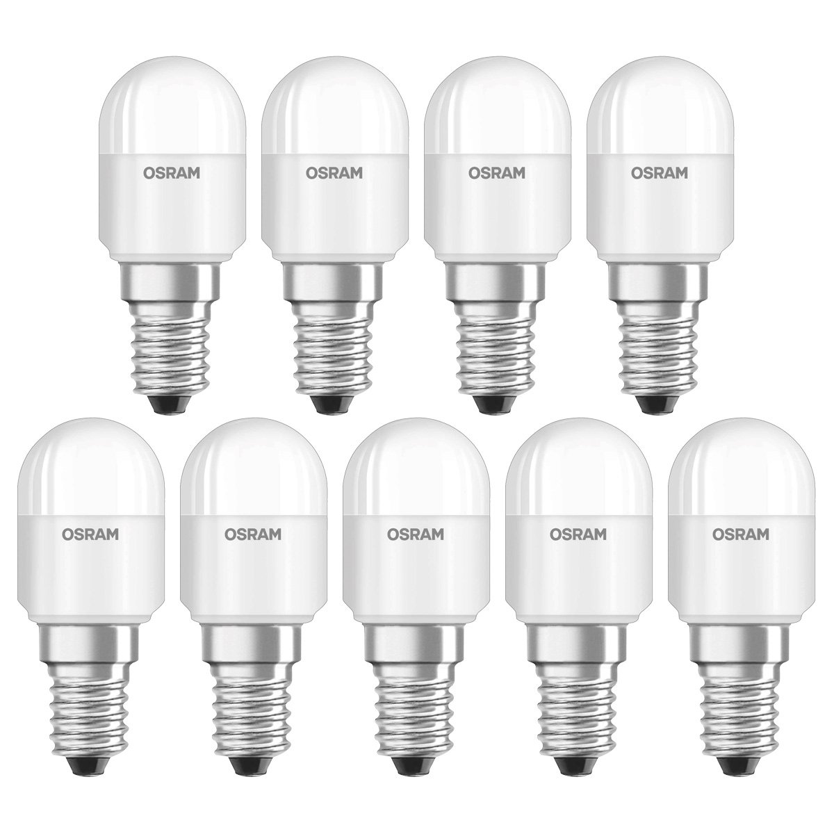 OSRAM LED Star Special T26 / LED lamp: E14, 2.30 W, 20 W Replacement, Frosted, Beam Angle: 160 °, Cool Daylight, 6500 K, 9pack