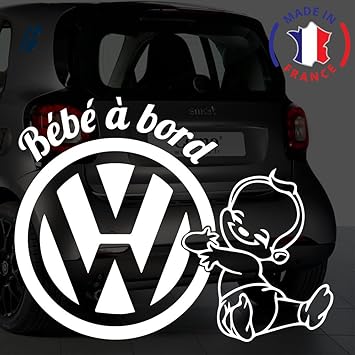 Anakiss Sticker Bebe A Bord Pour Voiture Bebe Rider A Bord Cm Blanc Auto Et Moto Autocollants Bebe A Bord Ad A Com Ec