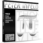 Thomastik-Infeld Peter Infeld Violin String Set, 4/4 Size, Medium Tension - PI101 - Synthetic Core A, D, G with Tin-Plated E - Outstanding Projection &amp; Playability, Wide Range of Sound Colors