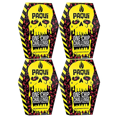 Carolina Reaper Madness One Chip Challenge Tortilla Chip (16 oz, 4Pack