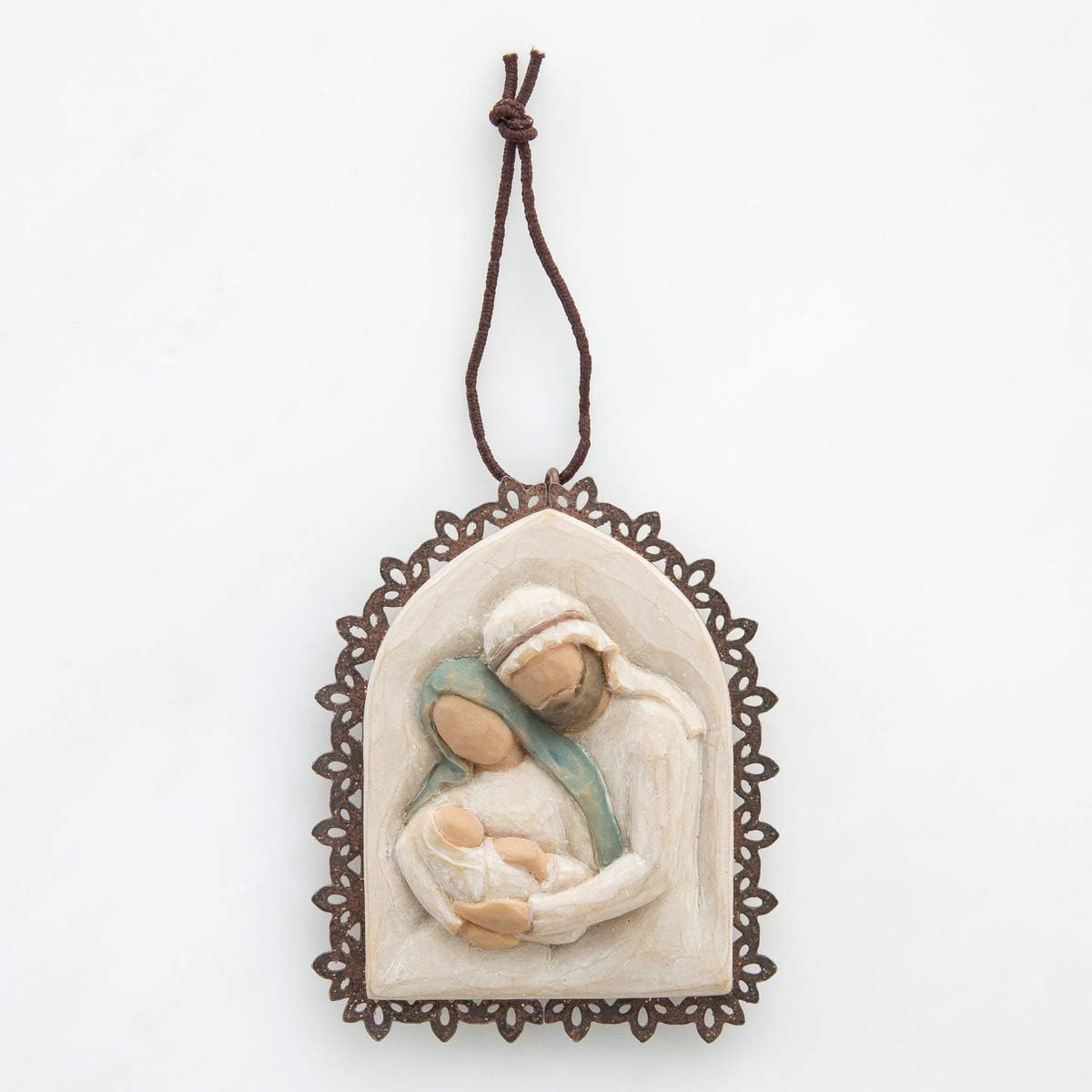 Willow Tree Holy Family Metaledged Ornament by Susan Lordi 26241