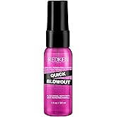 Redken Quick Blowout Heat Protectant Spray For All Hair Types - Smooths & Adds Shine, Lightweight Blowdry Styling Primer with Heat Protection