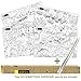 b_odd supplies A Set of 4, Giant Wall Size Coloring Posters for Kids Coloring Book Wall Decals for Kids Room Décor, 29.9