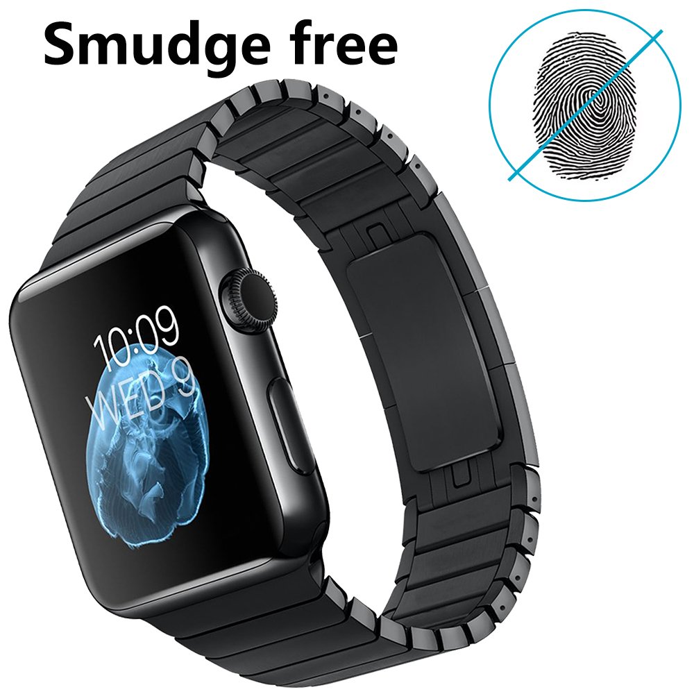 space black link bracelet