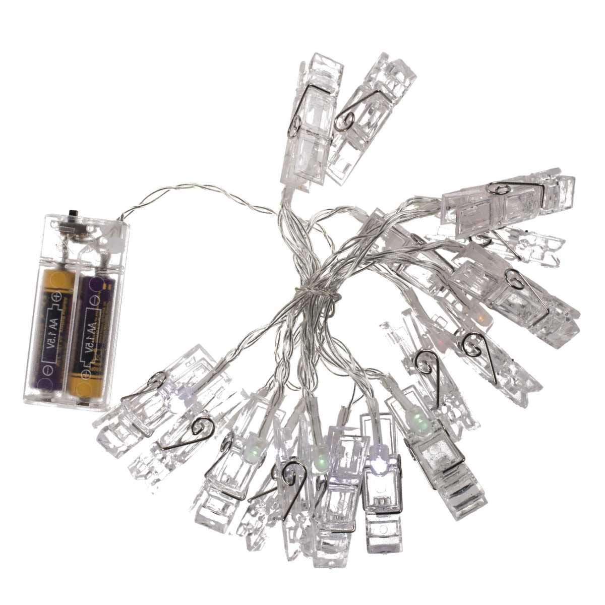 OOTB 16 Colour Changing LED Photo Clip Lights,