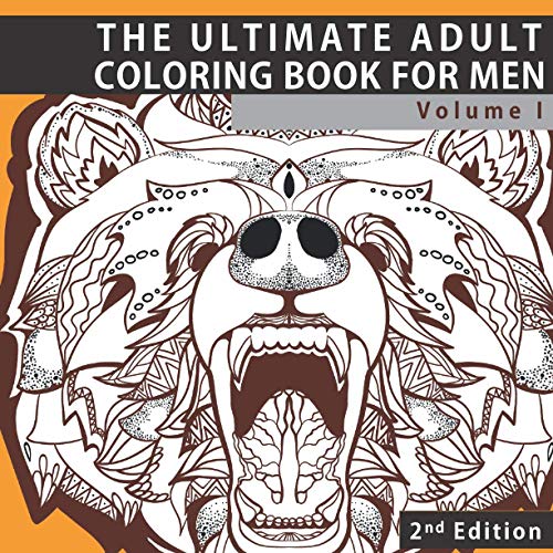 Amazon.com: The Ultimate Adult Coloring Book for Men: Masculine Designs