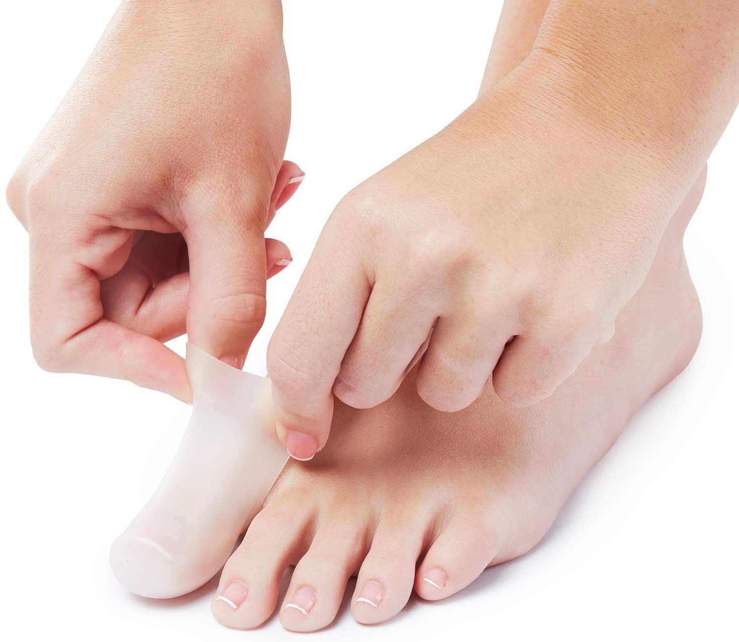 PEDIMEND™ Silicone Gel Big Toe Cap Protector (1PAIR) - Toe Pads to Prevent Friction Injury/Corns/Callus - Toe Nail Proctors - For Missing or Ingrown Toe Nails - UNISEX - Foot Care