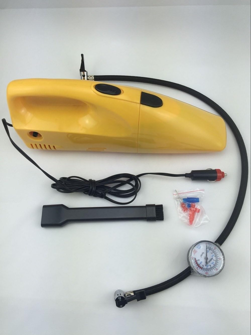 Simon US 2 in 1 the inflator dc 12v 300 psi air compressor with vacuum /clean eramphibious car vacuum cleaner/Cyclonic