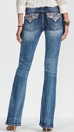 womens jeans with back flap pockets uk