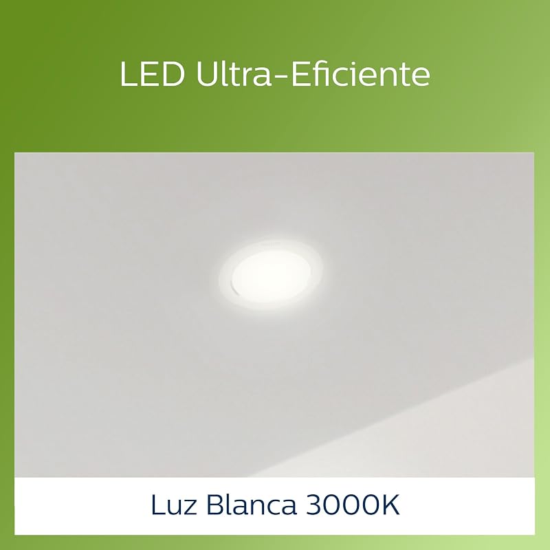 Plafón LED Integrado de Techo Meson, 7W, 1150 Lúmens, Luz Blanca Cálida 3000k, 17 cm Diámetro
