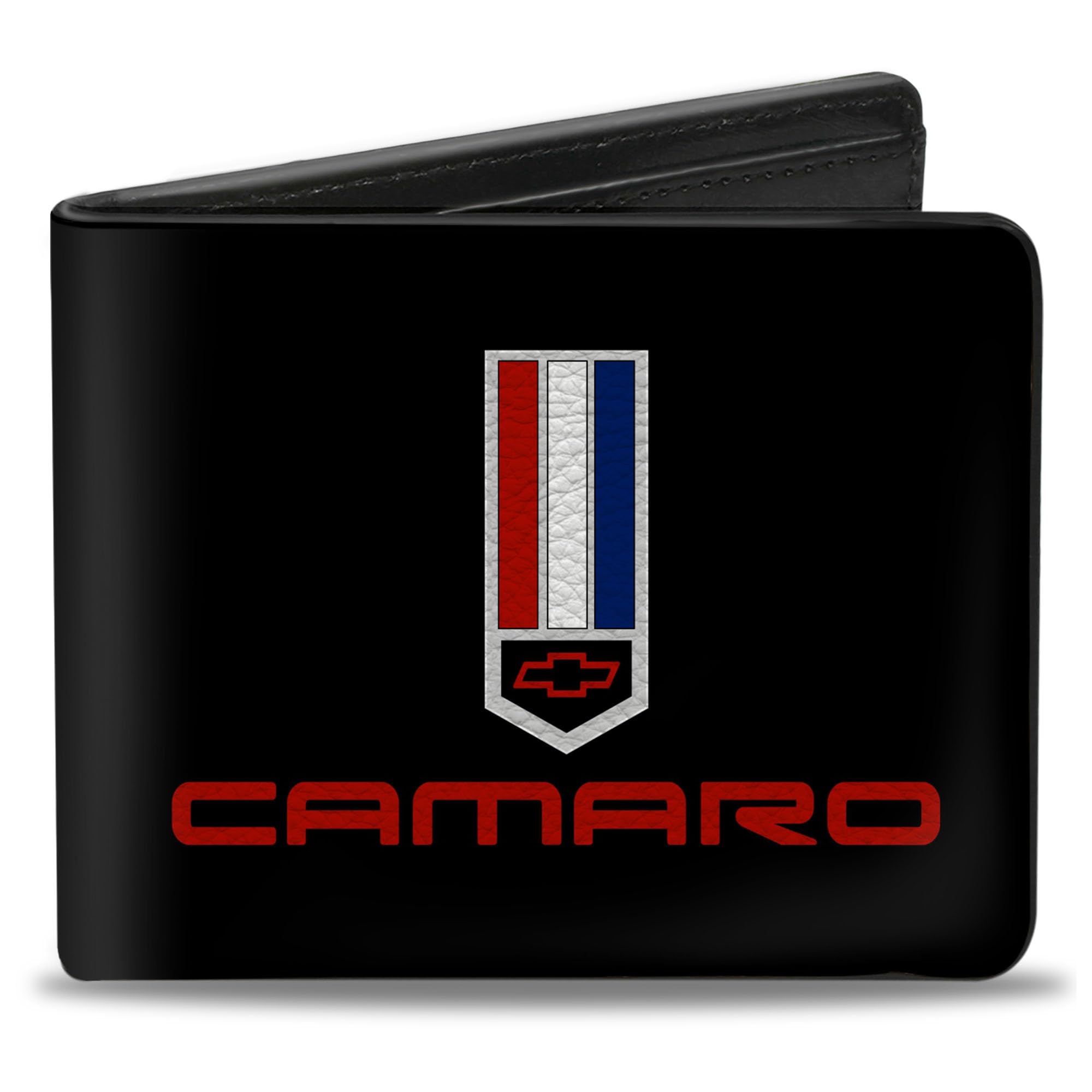 Buckle-Down Men's Standard PU Bifold Wallet, Multicolor Blue, 4.0" x 3.5", Multicolor Blue, 4.0" x 3.5", Pu Bifold Wallet