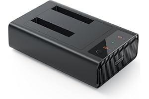 Inateck USB 3.2 Gen 2 Hard Drive Docking Station, ONLY for 2.5" SATA SSD/HDD, with Software Clone Function