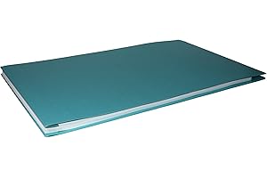 RUBY PAULINA 11x17 Pressboard Report Cover Binder with Metal Fastener. Large Format Document, Heavy-Duty 11x17 Folder for Paper Storage - Tattoo or Artwork Portfolio and Tabloid Binder for Blueprints - Bruin Blue