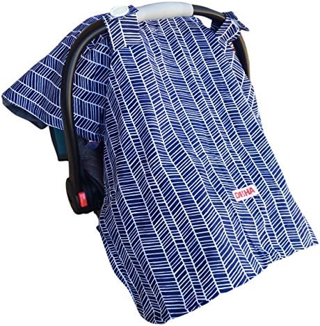 Danha Car Seat Canopy Cover (Herringbone )