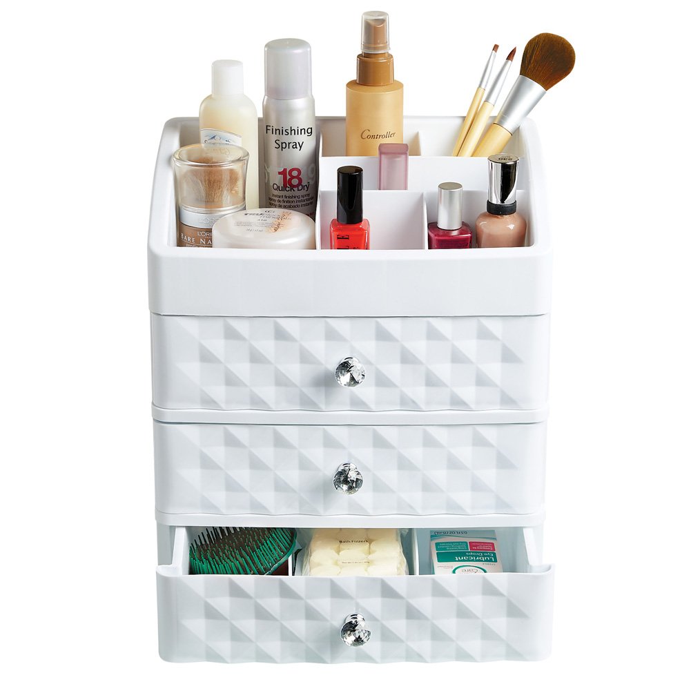 Amazon Com Drawer Makeup Storage Organizer For Desk Dresser