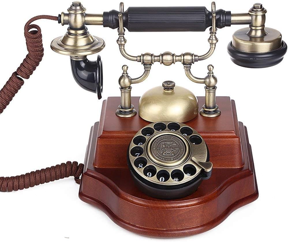 Tel fono De Madera Retro Vintage Vintage tel fonos Con Cable tel fono 