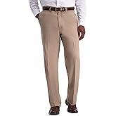 Haggar Men's Premium Comfort Classic Fit Flat Front Dress Pant - Regular and Big & Tall