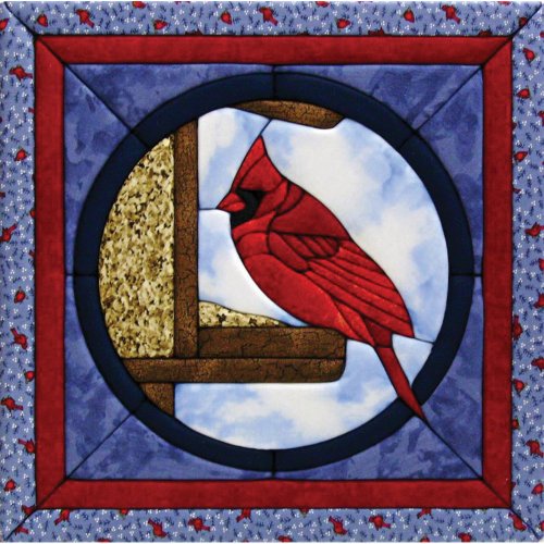 Quilt Magic 12-Inch by 12-Inch Cardinal Kit