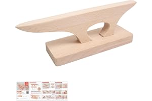 2 in 1 Tailors Point Press Clapper and Pounding Block, Wooden Point Corner Block Pressing Tailor Tool for Quilting Sewing and