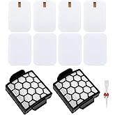 4 Foam&Felt Filters + 2 HEPA Filters Replacement for Shark Navigator Pet Pro ZU60 ZU62 ZU62C, Pet Plus NV251 NV255, Swivel Pr