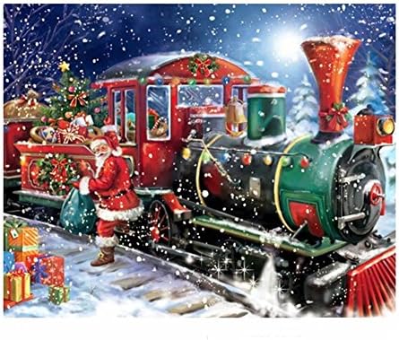 HongG Diamond Painting 11.8 x 15.7 inches Rhinestone Cross Stitch Arts Craft for Christmas Home Wall Decor