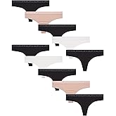 Lucky Brand Women's Thong Panties 10Pack