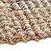 Milliard Handspun 3' x 5' Natural Area Jute Rug, Thick and Sturdy, Beautiful look and Matches all Color Schemes, Environmentally Friendly