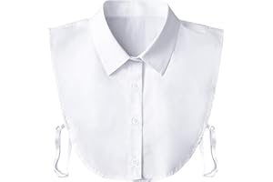 KALKEHAY Detachable Dickey Collar Blouse for Women, Fake Half Shirts Faux False Collar for Girls Favors