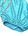 Ephex One-piece Sparkle Dancing Gymnastics Athletic Leotard for Little Girl, Blue-stripe, 8-9T