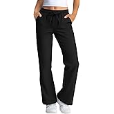 Sweetyweee Women's Straight Leg Scrub Pants Stretchy Elastic Waist Nurse Pant with Drawstring and 6 Pockets Cargo Pants