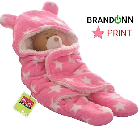 BRANDONN Sleeping Bag for Babies (Pink)