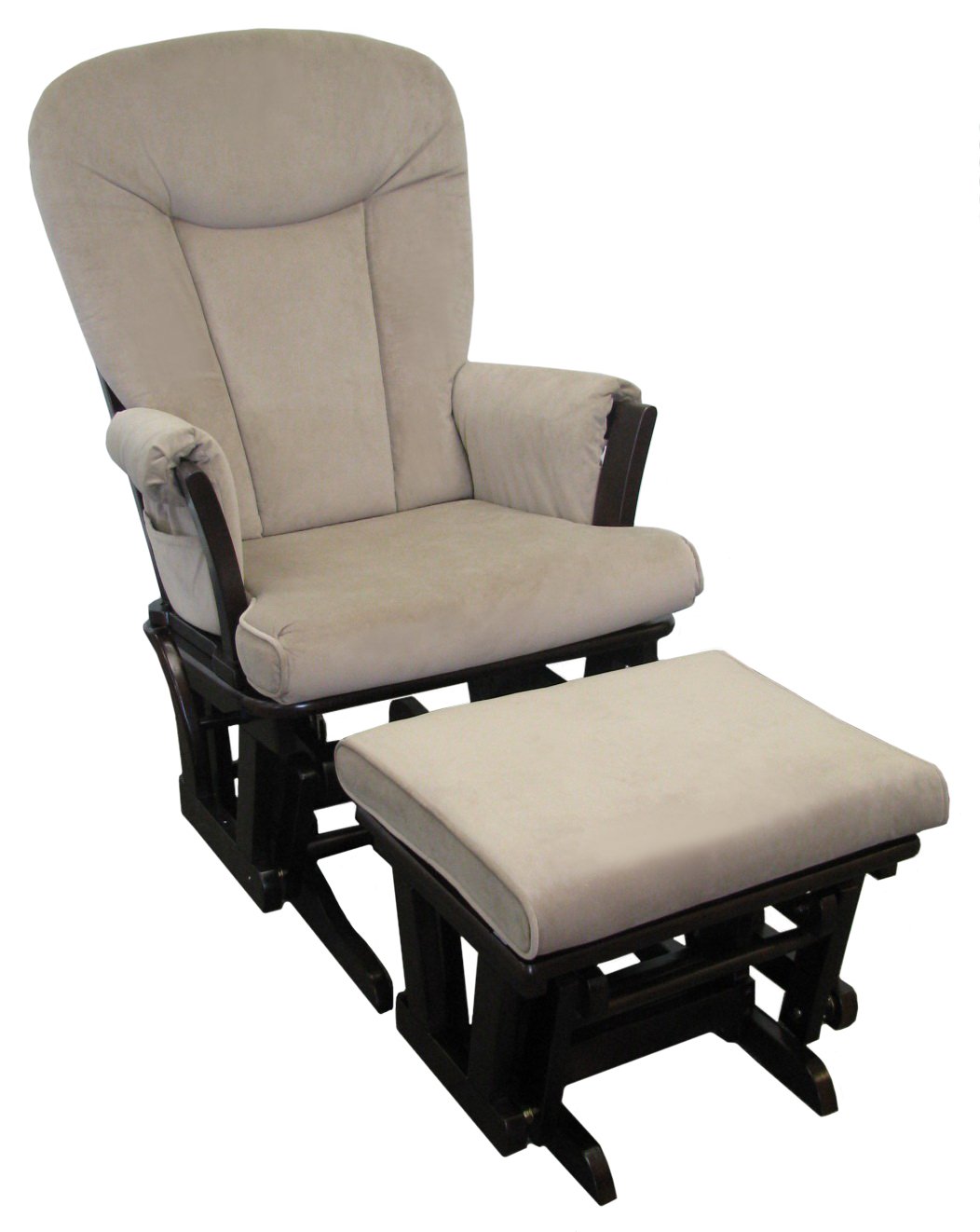 Dorel Asia Glider Rocker and Ottoman Combo, Espresso Amazon.co.uk Baby