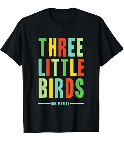 Amazon.com: Official Bob Marley Three Little Birds Premium Tri