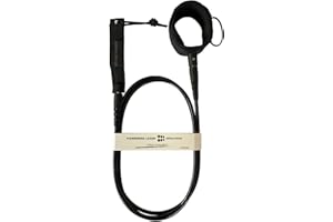 SIXPACK ACTION Pioneering 5ft/6ft/7ft/8ft/9ft Comp Pro Surf Leash, Surfboard Leash with 360-Degree Integral Molding Cuff Providing Maximum Durability, Flexibility and Comfort