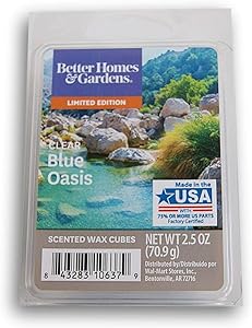 Better Homes & Gardens Clear Blue Oasis 2019 Edition Wax Cubes