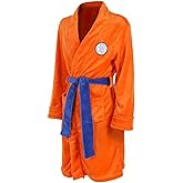 ILLOMEEGOOS Anime Robe Orange Plush Bathrobe Anime Pajamas Robes Soft Long Bathrobes Adults Christmas Halloween Costume