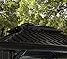 Sojag Messina Hard Top Sun Shelter, 12' by 16', Charcoal