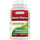 Best Naturals Black Cherry 1000 Mg Capsule, 180 Count